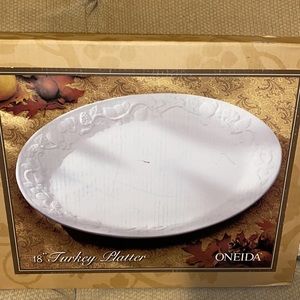 🦃 NWT ONEIDA 18’ Turkey Platter